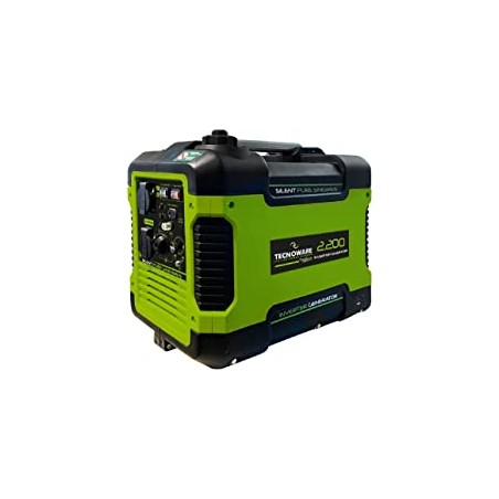 Tecnoware Generatore 2200VA ad Inverter Silenziato, Monofase 230 Vac, 50 Hz, Motore a Scoppio OHV Al