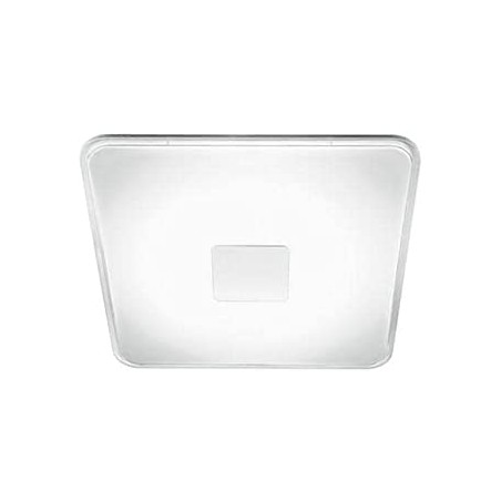 Sovil Plafoniera Quadrata a LED da Interno 45W Dimmerabile con Telecomando Bianca