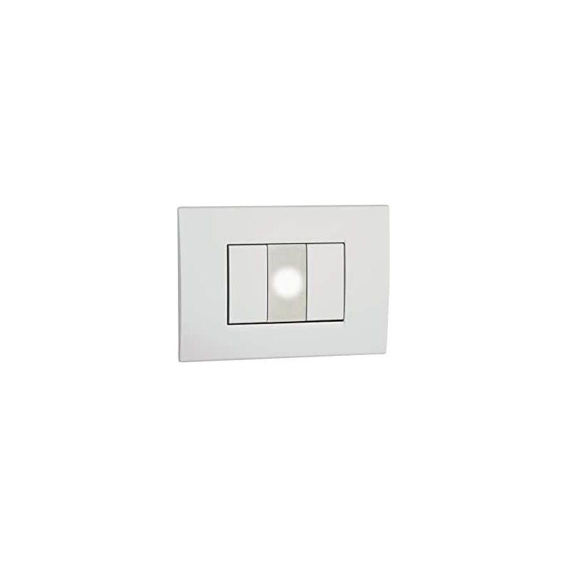 VEMER VE758300 VEGA - Lampada Emergenza da Incasso (1 modulo) per l'Illuminazione degli Ambienti in