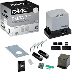 Faac Delta 2 Kit Automazione Per Cancelli Scorrevoli ad uso Residenziale con peso Max 500KG con lamp
